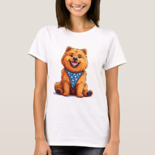 Camiseta Cachorro alegre e fofinho