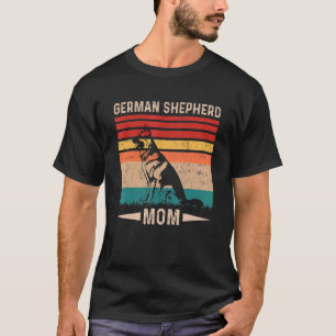 Camiseta Cachorro Alemão Antigo Retro Mãe Dia das Mães