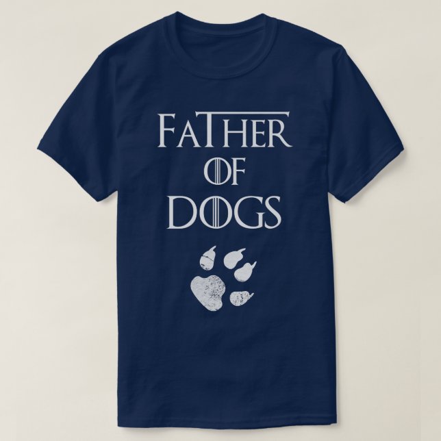 Camiseta Cachorro ama pai de cães  (Frente do Design)