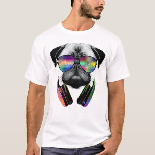 Camiseta Cachorro amante da música v2