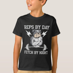 Camiseta Cachorro Amante de Fisiculturista Roupas de Academ
