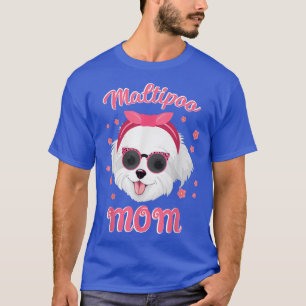 Camiseta Cachorro Amantes Maltipoo Mãe Pele 75