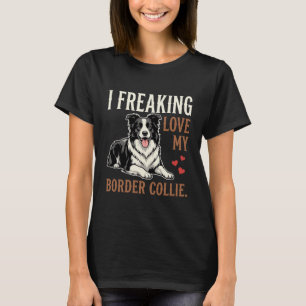 Camiseta Cachorro Amor Border Collie Engraçado