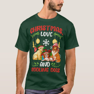 Camiseta Cachorro Amor Por Animais Amor De Natal E Cachorro