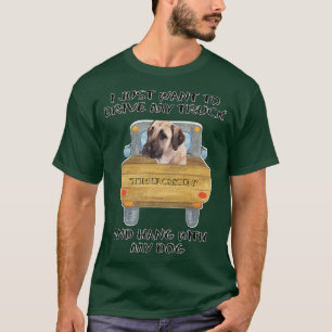 Camiseta Cachorro Anatóreo Condutor de Caminhões Cão-de-Fer