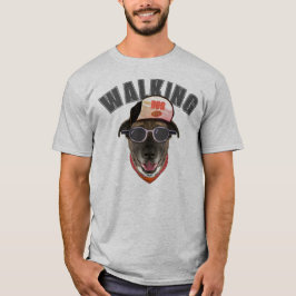 Camiseta Cachorro Andando