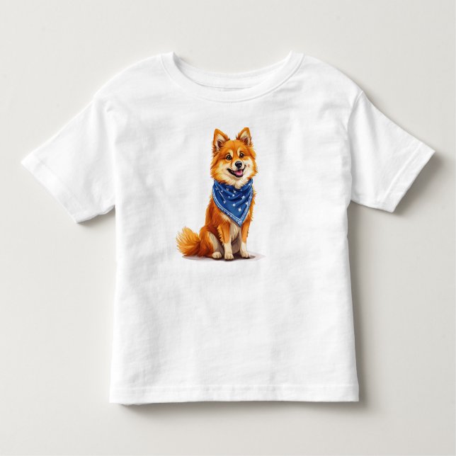 Camiseta Cachorro animado, estilo cartoon (Frente)