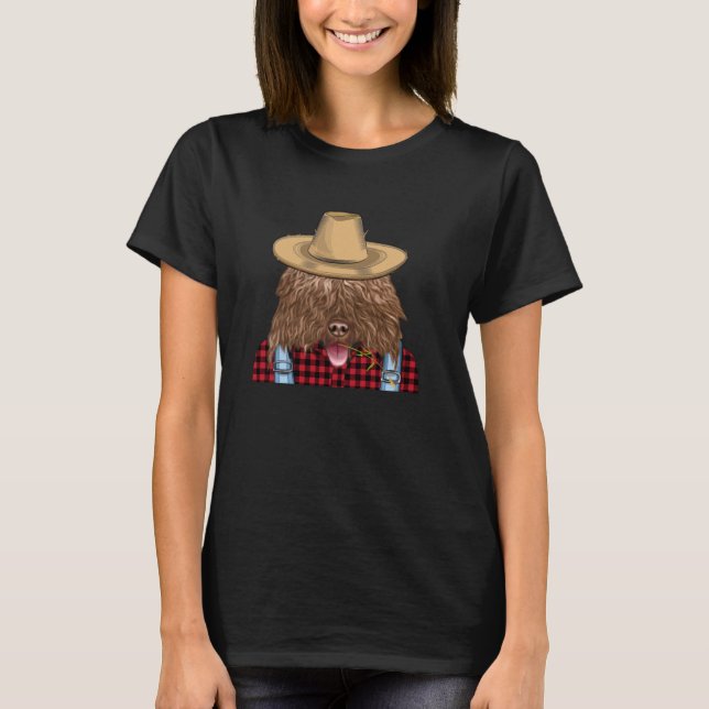Camiseta Cachorro Aquático Espanhol (Frente)