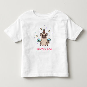 Camiseta Cachorro Arco-Íris do Unicórnio