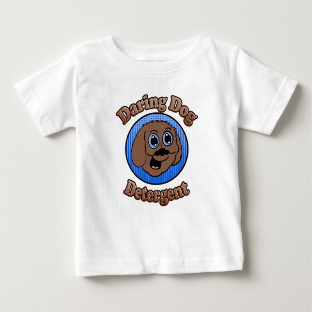 Camiseta Cachorro Atento Detergente (Frente)
