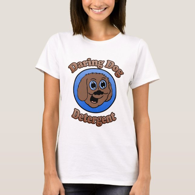 Camiseta Cachorro Atento Detergente (Frente)