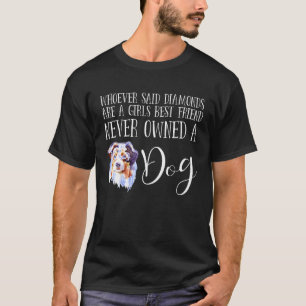 Camiseta Cachorro Australiano Ama Miniatura De Amor Minha A