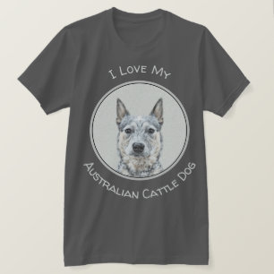 Camiseta Cachorro Australiano - Arte Cachorro Original Boni