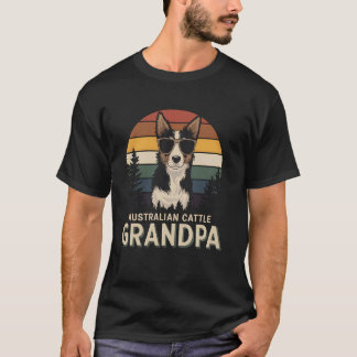 Camiseta Cachorro Australiano Boiadeiro Avô Amante de Cacho