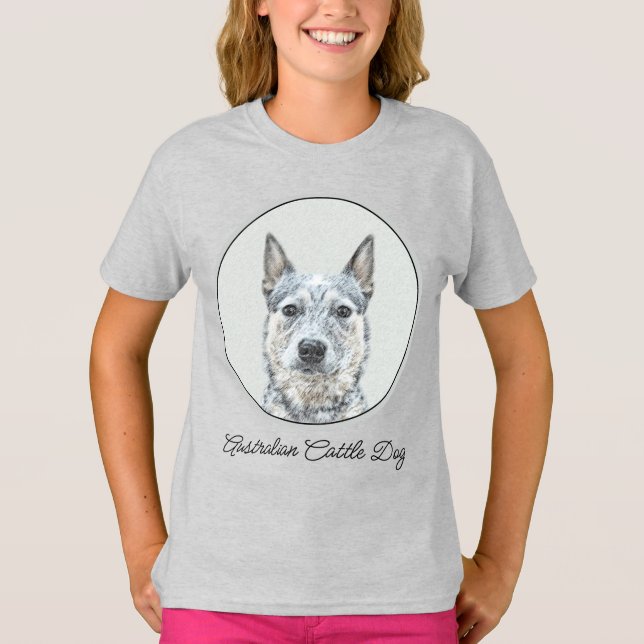 Camiseta Cachorro Australiano - Cachorro Original Bonito T- (Frente)