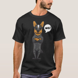 Camiseta Cachorro Australiano Tubado Engraçado