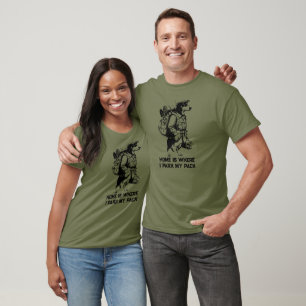 Camiseta Cachorro Aventureiro Dachshund Casa é Onde Está o 