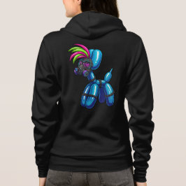 Camiseta Cachorro Balão Casaco com Zíper para Adultos