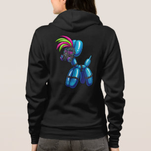 Camiseta Cachorro Balão Casaco com Zíper para Adultos