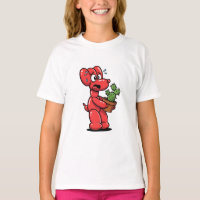 Cachorro Balão Nervoso Crianças Cacto Vermelho