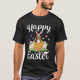 Camiseta Cachorro Basset Hound Feliz Caça ao Ovo de Páscoa