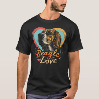 Camiseta Cachorro Beagle - Amo a Natureza Vintage 60S 70S 8