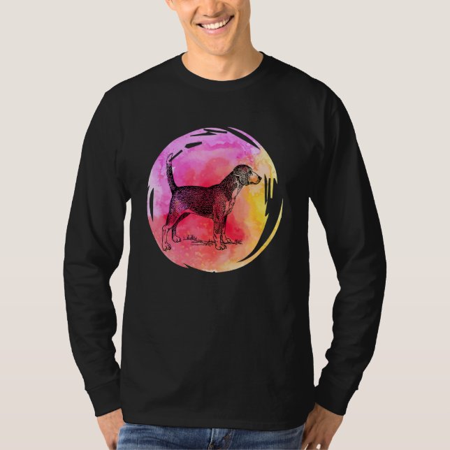 Camiseta Cachorro Beagle Aquarela   (Frente)