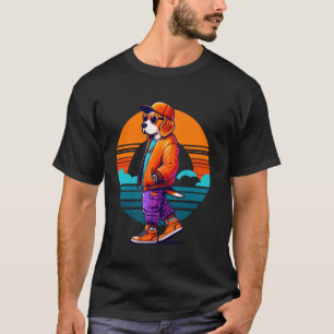 Camiseta Cachorro Beagle Legal Estilo Urbano Moderno Pôr do