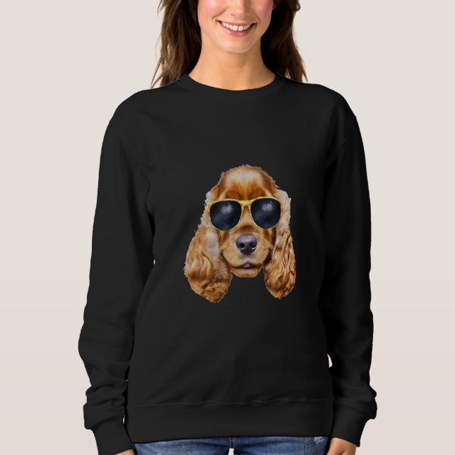Camiseta Cachorro Beagle Usando Óculos de Sol  Cachorrinho  (Frente)