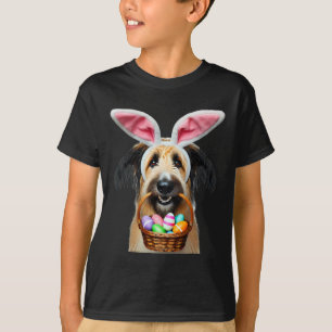 Camiseta Cachorro Berger Picard Orelhas de Coelho Fofas Caç