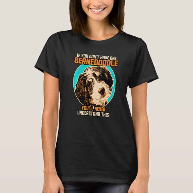 Camiseta Cachorro Bernedoodle  Bernedoodle (Frente)