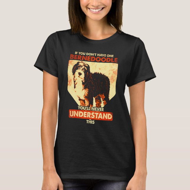 Camiseta Cachorro Bernedoodle  Bernedoodle 2 (Frente)