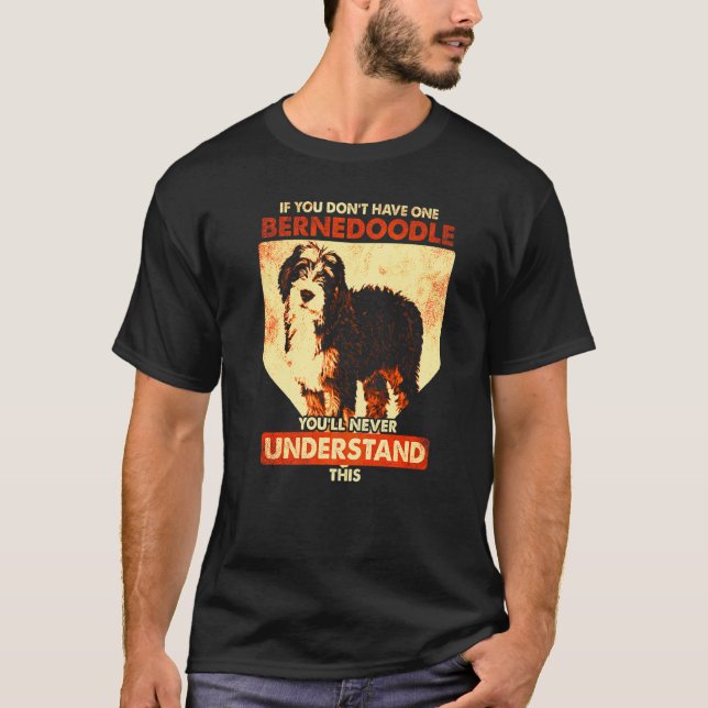 Camiseta Cachorro Bernedoodle  Bernedoodle  4 (Frente)
