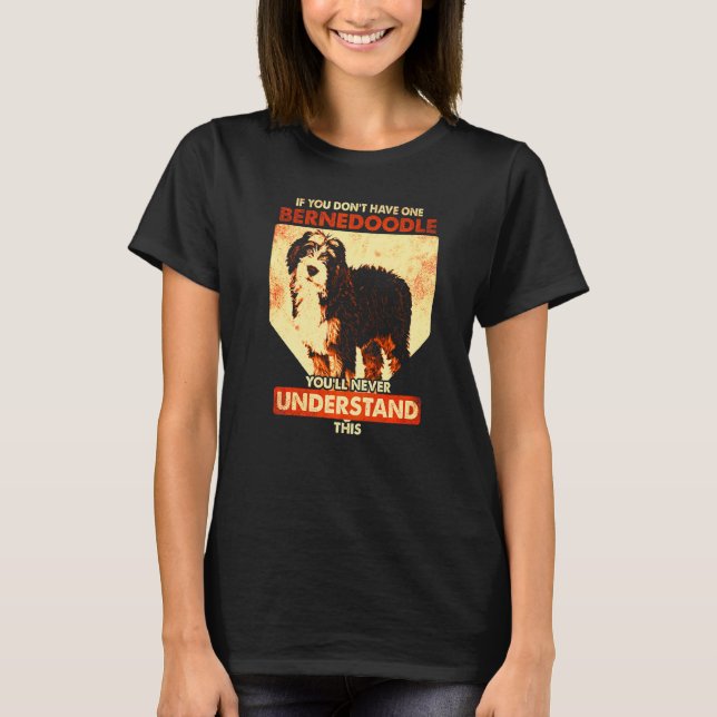Camiseta Cachorro Bernedoodle  Bernedoodle  4 (Frente)