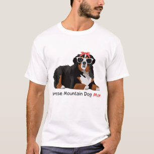 Camiseta Cachorro Bernese Mãe Bandana Pet Lover Dift