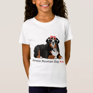 Camiseta Cachorro Bernese Mãe Bandana Pet Lover Dift