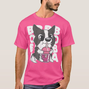 Camiseta Cachorro Boba Tea Bubble Tea Anime Kawaii Neko G