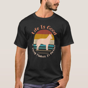 Camiseta Cachorro Boiadeiro Heeler Australiano Retro