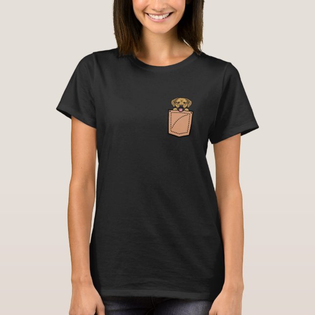 Camiseta Cachorro Bolso Puggle (Frente)