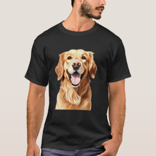 Camiseta Cachorro Bom Retriever Dourado