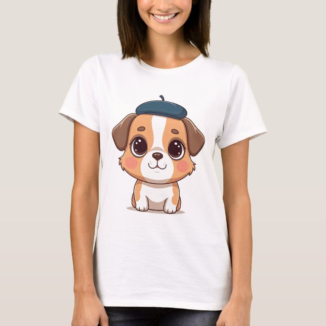 Camiseta Cachorro Bonita (Frente)