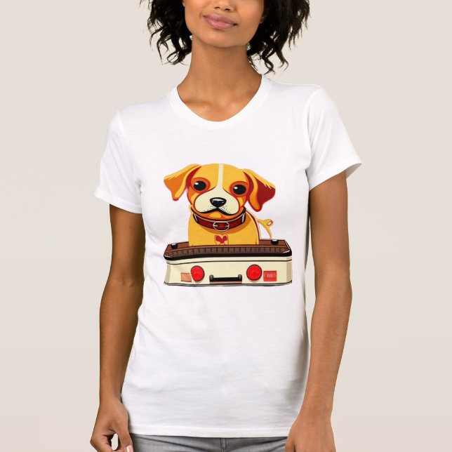 Camiseta Cachorro bonito (Frente)