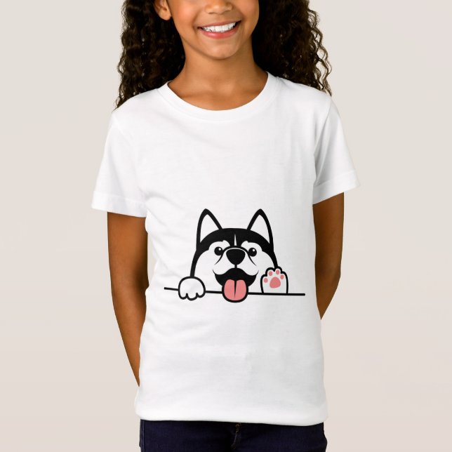 Camiseta cachorro bonito (Frente)