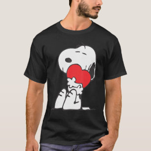 Camiseta Cachorro Bonito com Corações Cachorros Motif Cães