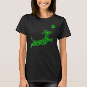 Camiseta Cachorro Bonito Com Pedra Irlandesa