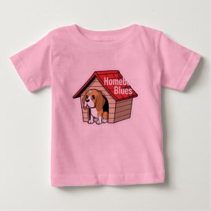Camiseta Cachorro Bonito da Raça Beagle Casa Lar Cartoon Ma