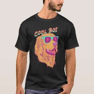 Camiseta Cachorro Bonito Retrievers Golden Cute Animal