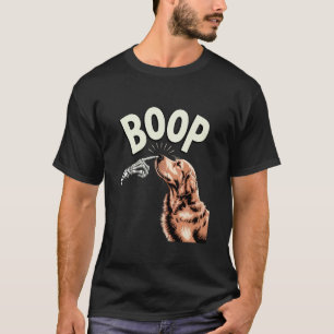 Camiseta Cachorro Boop Esqueleto Dedo Engraçado Retriever D