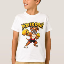 Cachorro Boxeador Engraçado (Design Original)