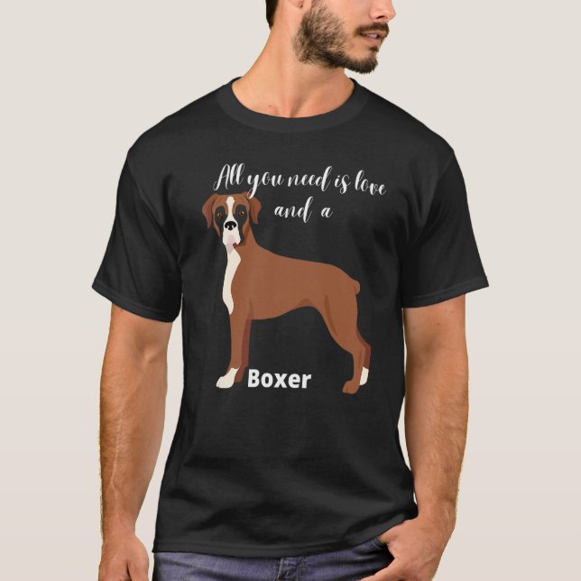 Camiseta Cachorro Boxer  Animal  Pet (Frente)